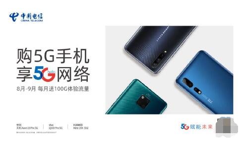 5G手機上市，北京電信推出“購機每月送100GB流量”政策