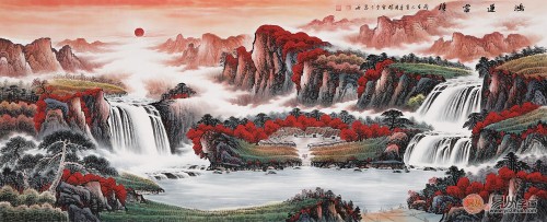 精美客廳沙發(fā)背景墻掛畫，家里都美呆了