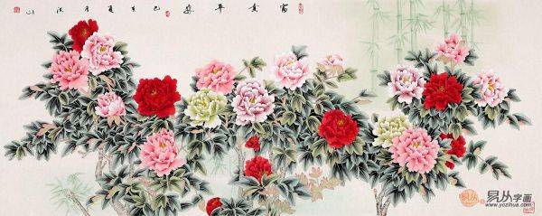 客廳墻面掛什么字畫好，這些花鳥國畫是很經(jīng)典的選擇