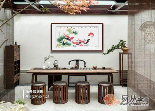 客廳墻面掛什么字畫好，這些花鳥國畫是很經(jīng)典的選擇