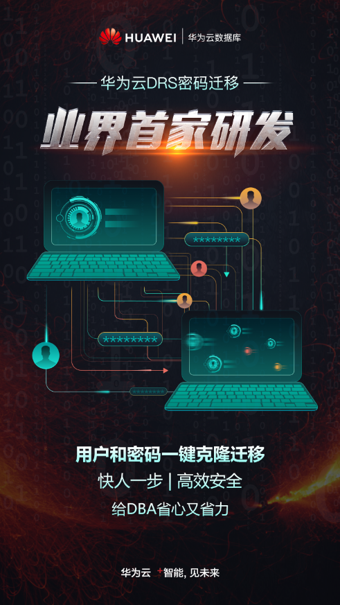 華為云DRS一鍵式密碼遷移，給DBA省心又省力