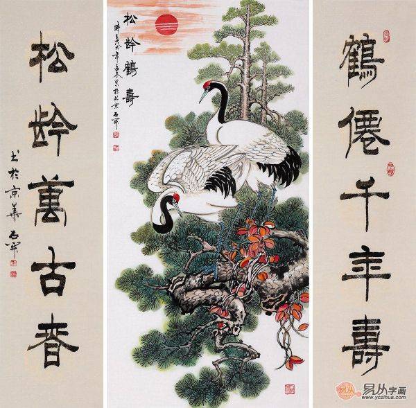 客廳沙發(fā)墻裝飾畫掛什么好，畫美寓意更美的花鳥畫分享