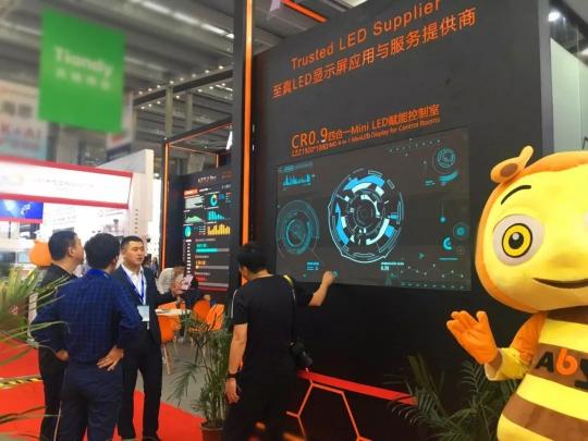 集結(jié)黑科技，艾比森全新Mini LED產(chǎn)品亮相深圳安博會(huì)