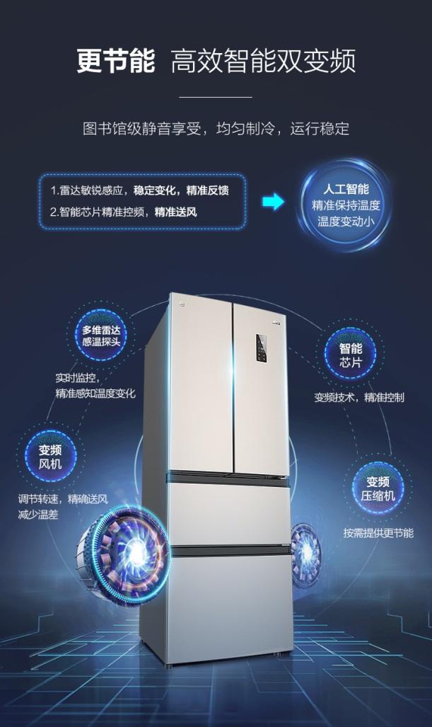 腰斬法式冰箱市場(chǎng)價(jià)！蘇寧小Biu法式多門(mén)冰箱今日首發(fā)