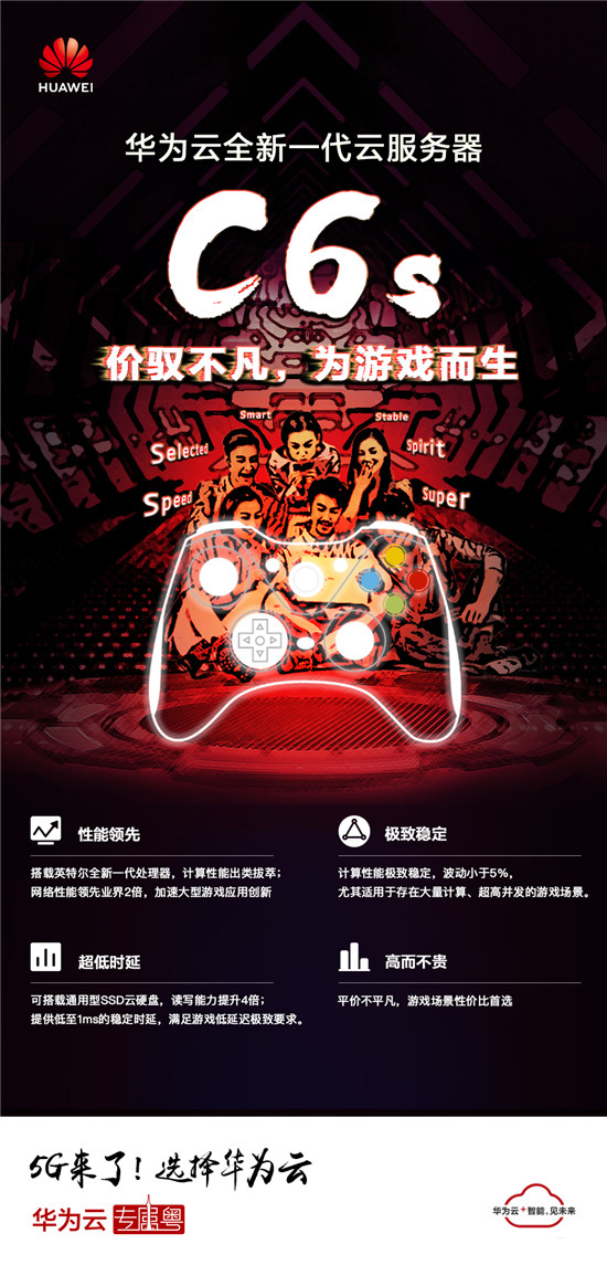 5g來了，暢享云游戲首選華為云