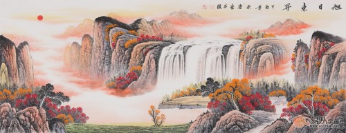 打造品味十足的客廳環(huán)境 這些靚麗山水畫(huà)幫你大忙