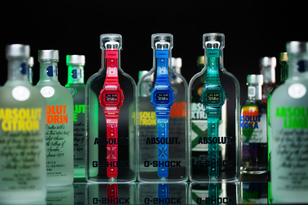 潮流入喉！G-SHOCK X ABSOLUT絕對(duì)伏特加聯(lián)名款破界來襲