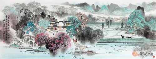 江南山水畫(huà)的重新詮釋，感受藝術(shù)需要用心去體會(huì)