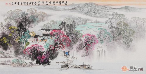 江南山水畫(huà)的重新詮釋，感受藝術(shù)需要用心去體會(huì)