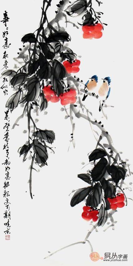 如何挑選餐廳掛畫？鄭曉京花鳥畫為餐廳帶來藝術(shù)氣息
