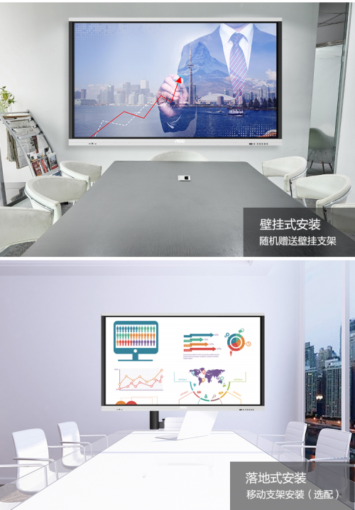 AOC商用丨全新企業(yè)會議解決方案：高效溝通，交互協(xié)同新體驗！