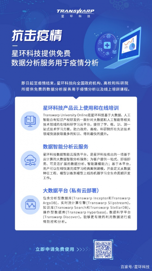 抗擊疫情！星環(huán)科技免費(fèi)全面開(kāi)放數(shù)據(jù)分析服務(wù)用于疫情分析