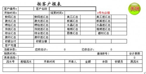 勤哲Excel服務器做沖印公司管理系統(tǒng)