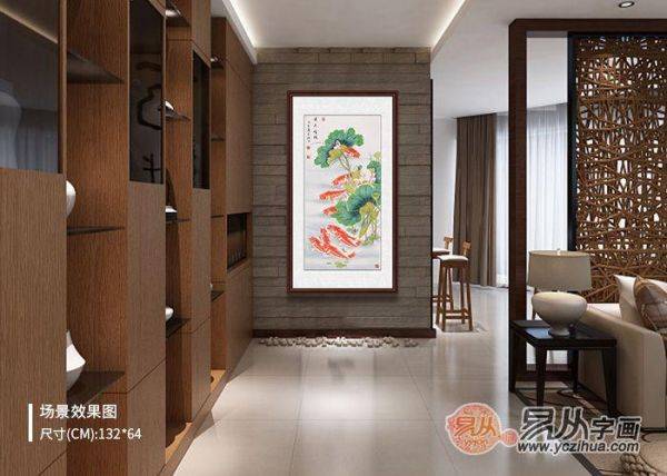 進(jìn)門口玄關(guān)掛什么畫，吉祥富貴花鳥畫就選這些