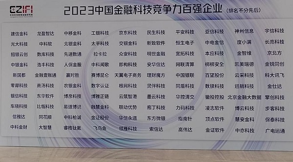 金融科技穩(wěn)健成長，賽博昆侖榮獲“中國金融科技百強企業(yè)”稱號