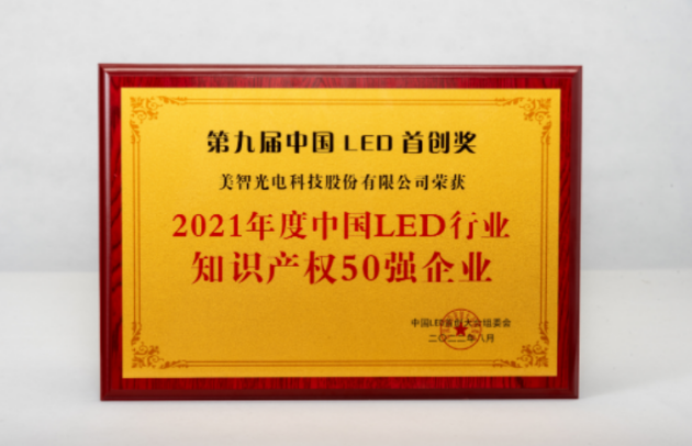 用實力說話，美智光電自主知識產權研發(fā)持續(xù)發(fā)力！