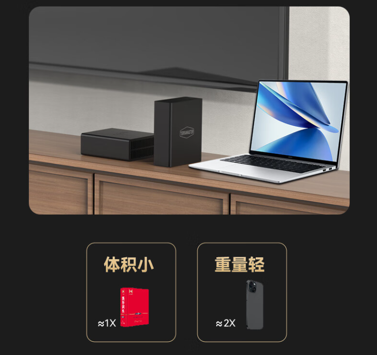鐵威馬F8 SSD Plus：出差神器，NAS新品全面升級