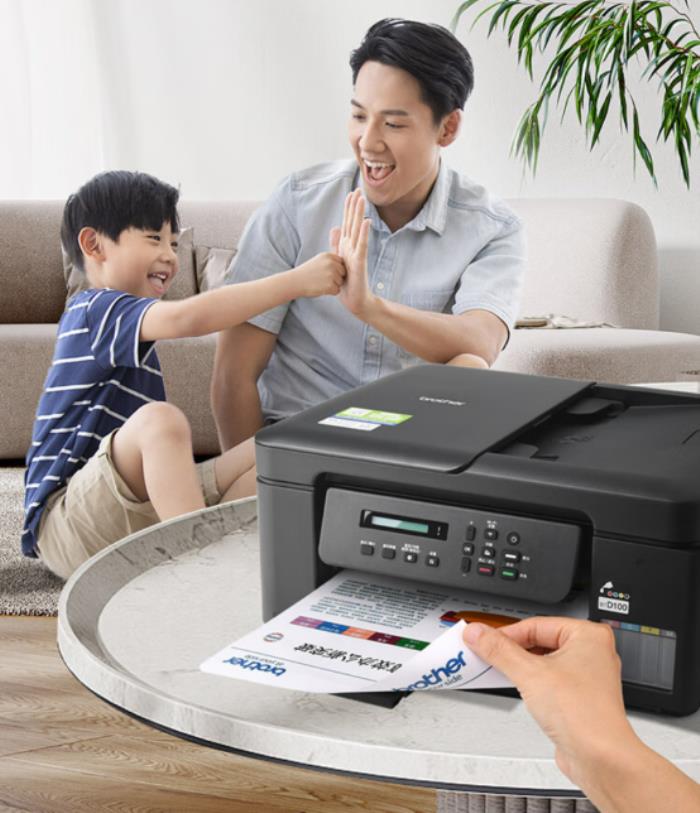 Brother DCP-T735DW，寒假生活中的智慧打印好幫手