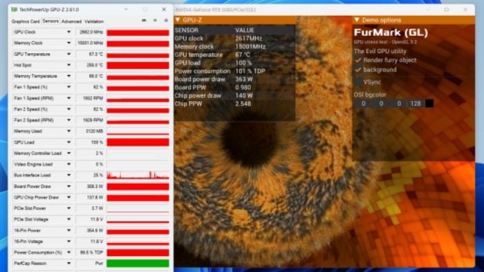 支持DLSS4，影馳 RTX 5080 金屬大師OC評測