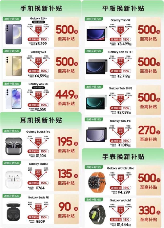 享國(guó)補(bǔ)15%補(bǔ)貼 天貓三星官方旗艦店多品類(lèi)產(chǎn)品火熱搶購(gòu)中