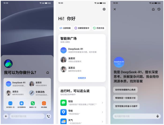第一批魅友已經(jīng)在語(yǔ)音助手里用上DeepSeek-R1了