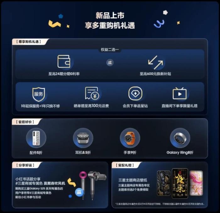 三星Galaxy S25系列：新品熱賣禮遇多 國補至高優(yōu)惠500元