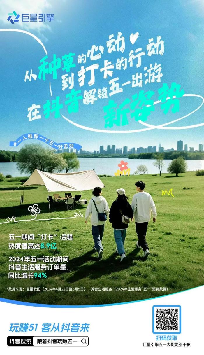 五一消費(fèi)熱潮來(lái)襲！抖音五大趨勢(shì)解鎖商家增長(zhǎng)新機(jī)遇