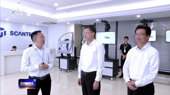 省委常委、市委書記劉非調(diào)研思看科技，勉勵思看勇攀3D視覺數(shù)字化科技高峰