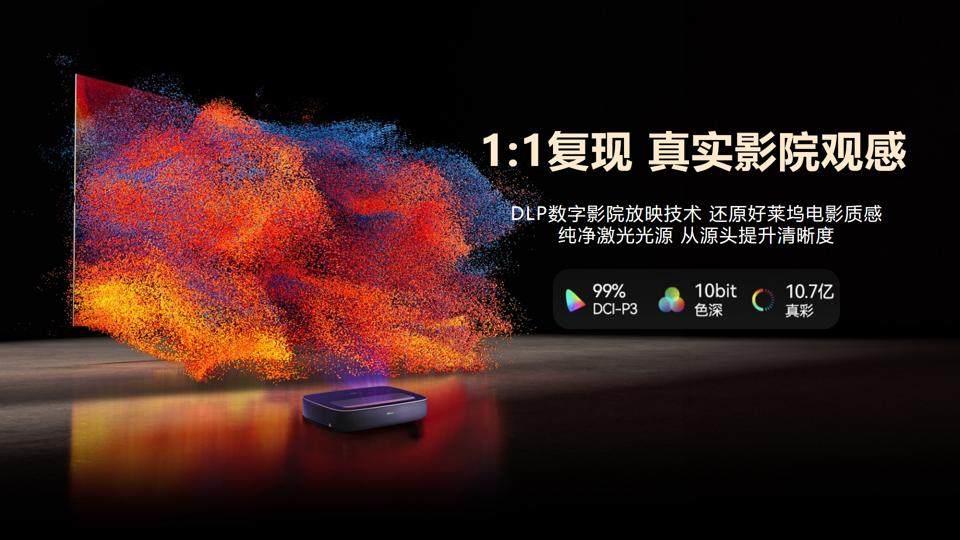 傳統(tǒng)電視藍(lán)光傷眼？激光電視的自然光屏出手了！百吋大屏竟比看書還舒服20%