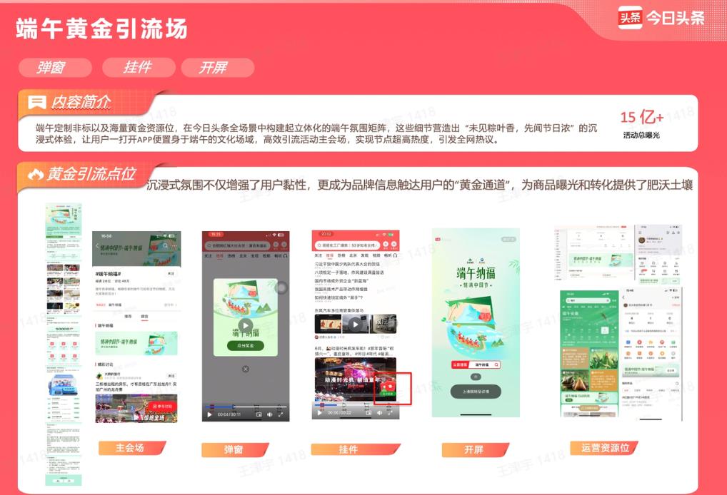 粽葉飄香，端午煥新，今日頭條「端午納福」，以15億曝光助推品牌增長
