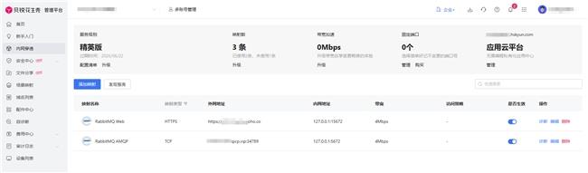 RabbitMQ遠(yuǎn)程訪問(wèn)全教程：Web控制臺(tái)與AMQP通訊如何用內(nèi)網(wǎng)穿透打通？